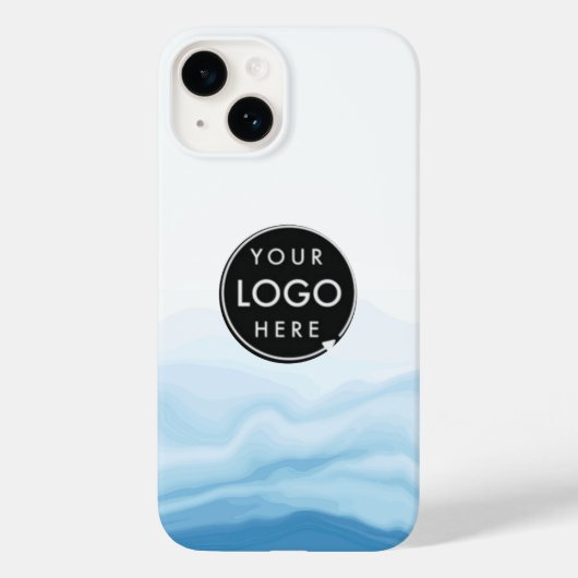 Witte marmer en je favoriete afbeelding iPhone14 h Case-Mate iPhone Case (Achterkant)