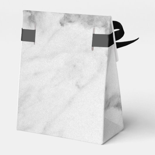 Witte marmer Gift Box Bedankdoosjes (Achterkant)