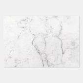 Witte marmer Gift Wrap Sheets Inpakpapier Vel (Voorkant)