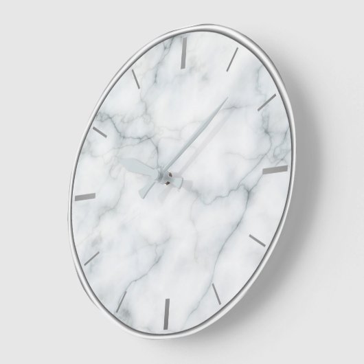 witte marmer grote klok (Hoek)