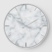 witte marmer grote klok (Voorkant)