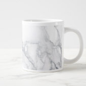 Witte marmer grote koffiekop (Rechts)