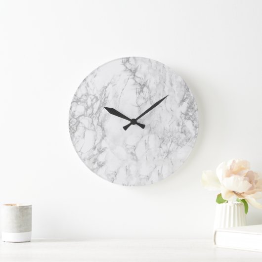 Witte marmer grote wandkast grote klok (Huis)