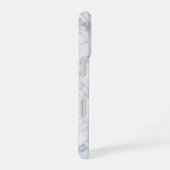 Witte marmer iPhone 16 hoesje (Rechterkant)