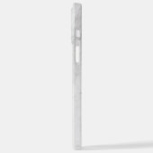 Witte marmer iPhone hoesje (Linkerkant)