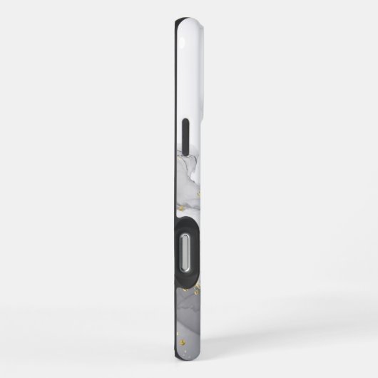 Witte marmer iPhone hoesje (Rechterkant)