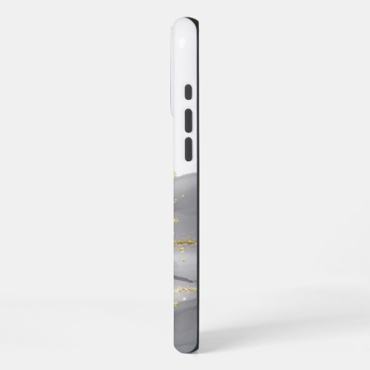 Witte marmer iPhone hoesje (Linkerkant)
