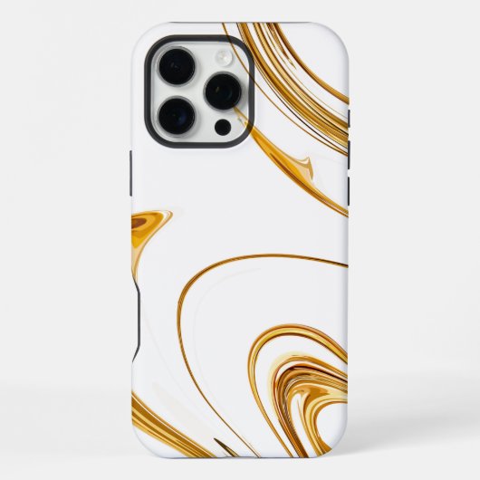 Witte marmer iPhone hoesje (Achterkant)