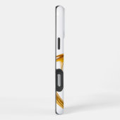 Witte marmer iPhone hoesje (Rechterkant)