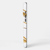 Witte marmer iPhone hoesje (Linkerkant)