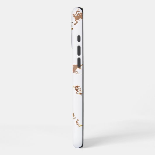 Witte marmer iPhone hoesje (Linkerkant)