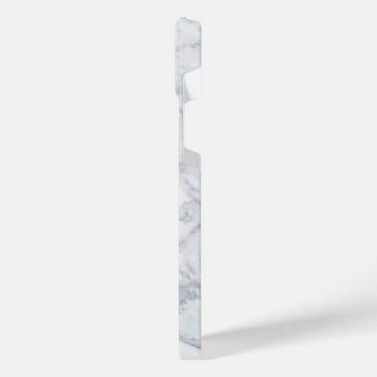 Witte marmer iPhone hoesje (Linkerkant)