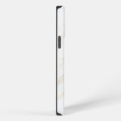 Witte marmer iPhone hoesje (Rechterkant)