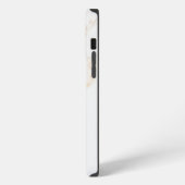Witte marmer iPhone hoesje (Linkerkant)