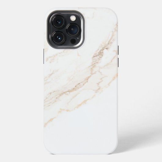 Witte marmer iPhone hoesje (Achterkant)