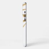 Witte marmer iPhone hoesje (Linkerkant)