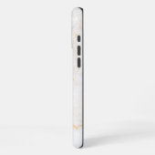 Witte marmer iPhone hoesje (Linkerkant)