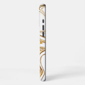 Witte marmer iPhone hoesje (Linkerkant)