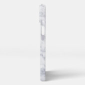 Witte marmer iPhone hoesje (Linkerkant)