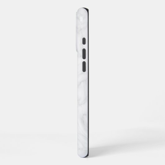 Witte marmer iPhone hoesje (Linkerkant)