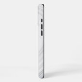 Witte marmer iPhone hoesje (Linkerkant)