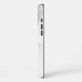 Witte marmer iPhone hoesje (Linkerkant)