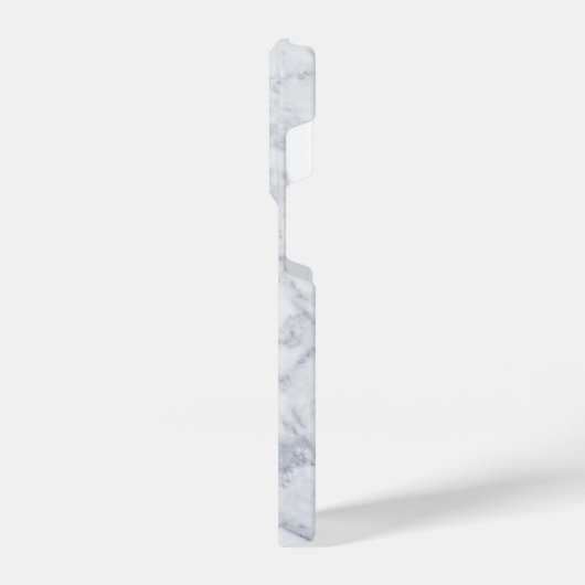 Witte marmer iPhone hoesje (Linkerkant)