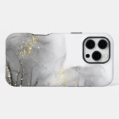 Witte marmer iPhone hoesje (Achterkant horizontaal)