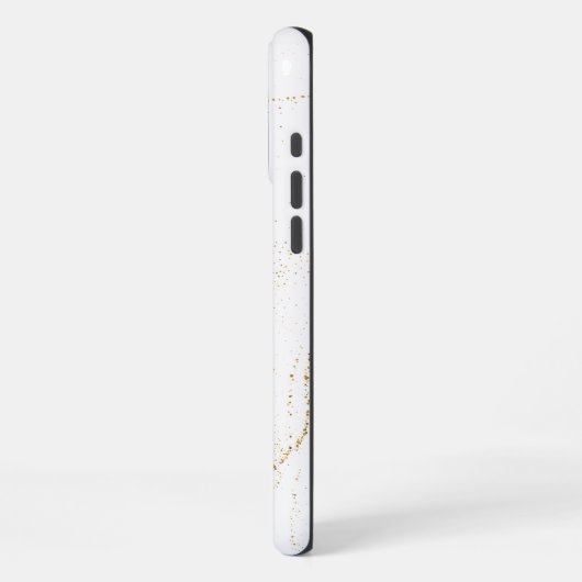 Witte marmer iPhone hoesje (Linkerkant)