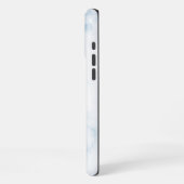 Witte marmer iPhone hoesje (Linkerkant)