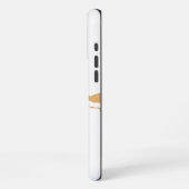 Witte marmer iPhone hoesje (Linkerkant)