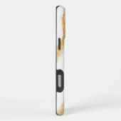 Witte marmer iPhone hoesje (Rechterkant)