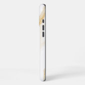 Witte marmer iPhone hoesje (Linkerkant)