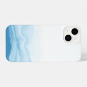 Witte marmer iPhone hoesje (Achterkant horizontaal)