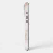 Witte marmer iPhone hoesje (Linkerkant)