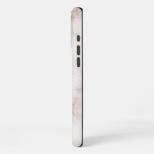 Witte marmer iPhone hoesje (Linkerkant)