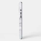 Witte marmer iPhone hoesje (Linkerkant)