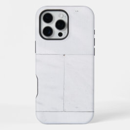 Witte marmer iPhone 16 pro max hoesje