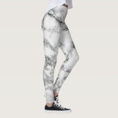 Witte marmer Leggings (Rechts)