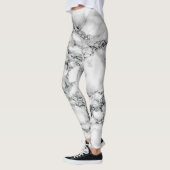 Witte marmer Leggings (Links)