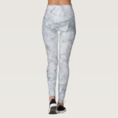 Witte marmer Leggings (Achterkant)