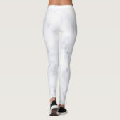 Witte marmer leggings (Achterkant)