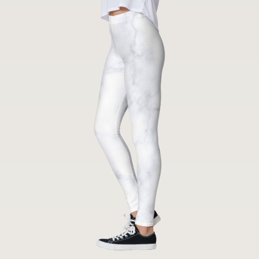 Witte marmer leggings (Links)
