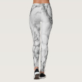 Witte marmer Leggings (Achterkant)