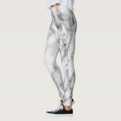 Witte marmer Leggings (Links)