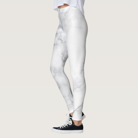 Witte marmer leggings (Links)