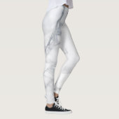 Witte marmer leggings (Rechts)