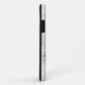 Witte marmer met Gold Cube Pattern Case-Mate iPhone Case (Achterkant/rechts)