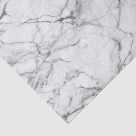 Witte marmer met grijs patroon tissuepapier (Detail)