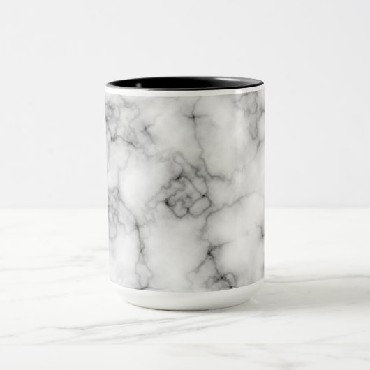 Witte marmer mok (Midden)